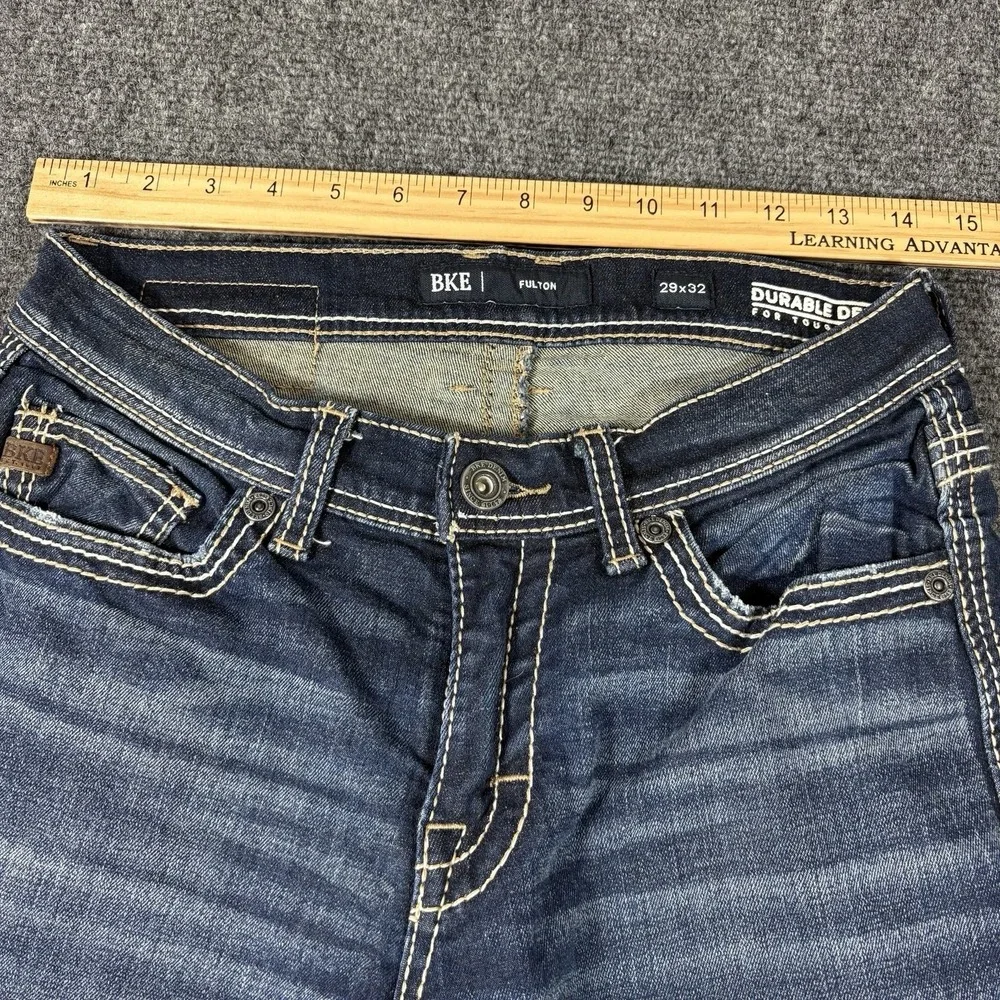 BKE Fulton Boot Stretch Jeans Mens 29x32‎ (fits 29x29) Performance Durable Denim